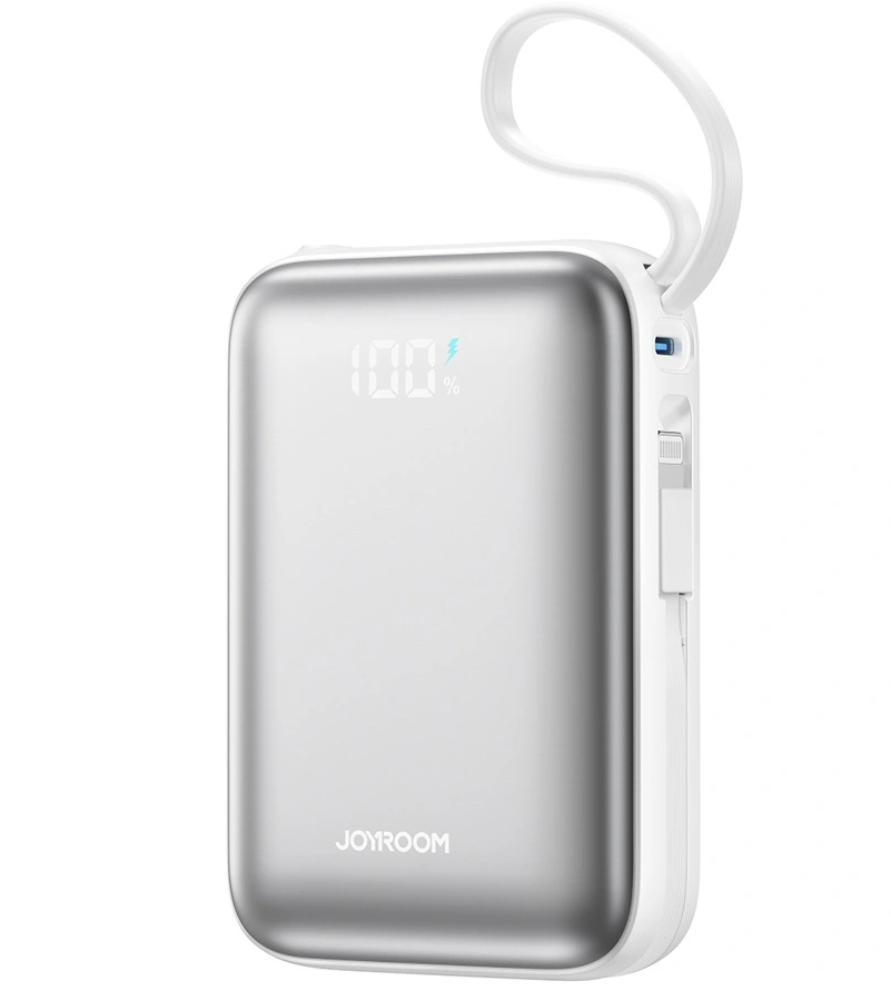 Zunanja baterija Joyroom JR-PBF29, 20000mAh, 22.5W, QC + PD, 1 x Lightning - 2 x USB-C, Bela