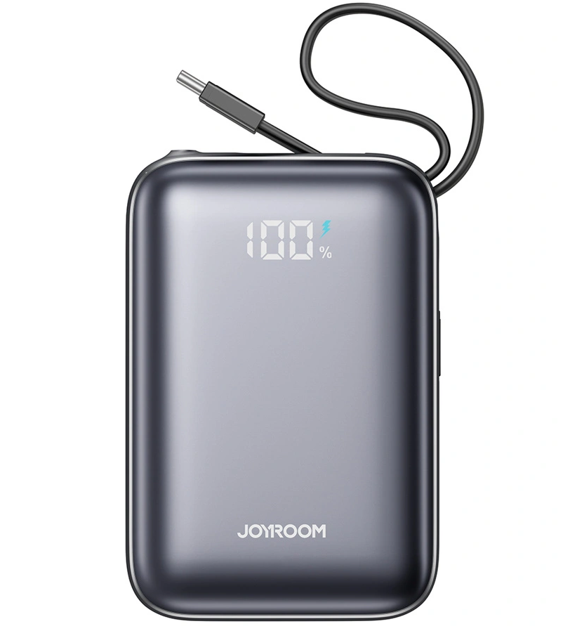 Zunanja baterija Joyroom JR-PBF29, 20000mAh, 22.5W, QC + PD, 1 x Lightning - 2 x USB-C, Črna