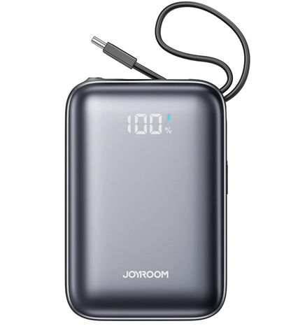Zunanja baterija Joyroom JR-PBF29, 20000mAh, 22.5W, QC + PD, 1 x Lightning - 2 x USB-C, Črna