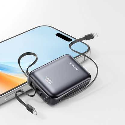 Zunanja baterija Joyroom JR-PBF29, 20000mAh, 22.5W, QC + PD, 1 x Lightning - 2 x USB-C, Črna