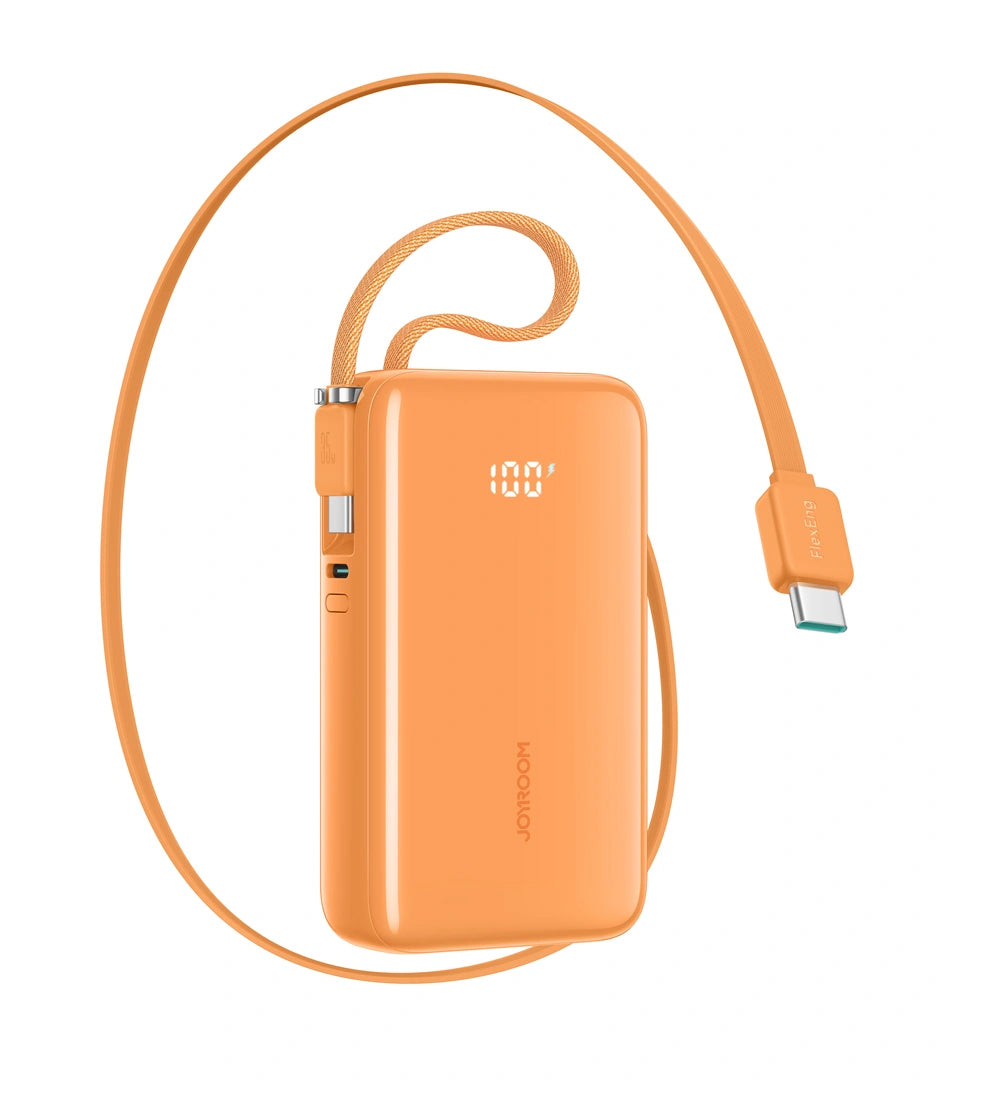 Zunanji akumulator Joyroom JR-PR2, 10000mAh, 35W, PD, 3 x USB-C, oranžen
