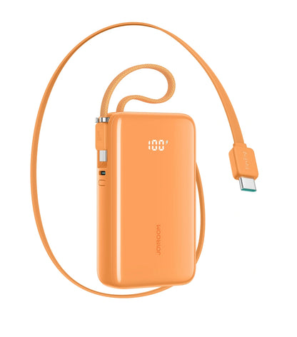 Zunanji akumulator Joyroom JR-PR2, 10000mAh, 35W, PD, 3 x USB-C, oranžen