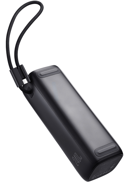 Zunanja baterija Joyroom PODIX PR70, 25000 mAh, 240 W, QC + PD, 1 × USB-A – 3 × USB-C, črna