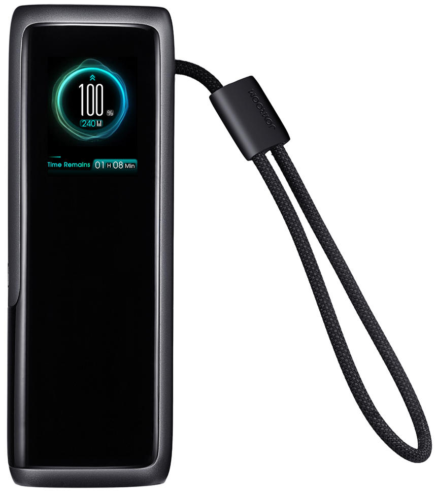 Zunanja baterija Joyroom PODIX PR70, 25000 mAh, 240 W, QC + PD, 1 × USB-A – 3 × USB-C, črna