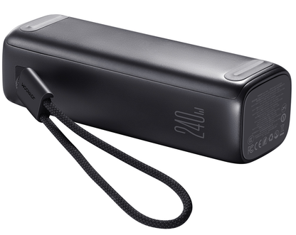 Zunanja baterija Joyroom PODIX PR70, 25000 mAh, 240 W, QC + PD, 1 × USB-A – 3 × USB-C, črna