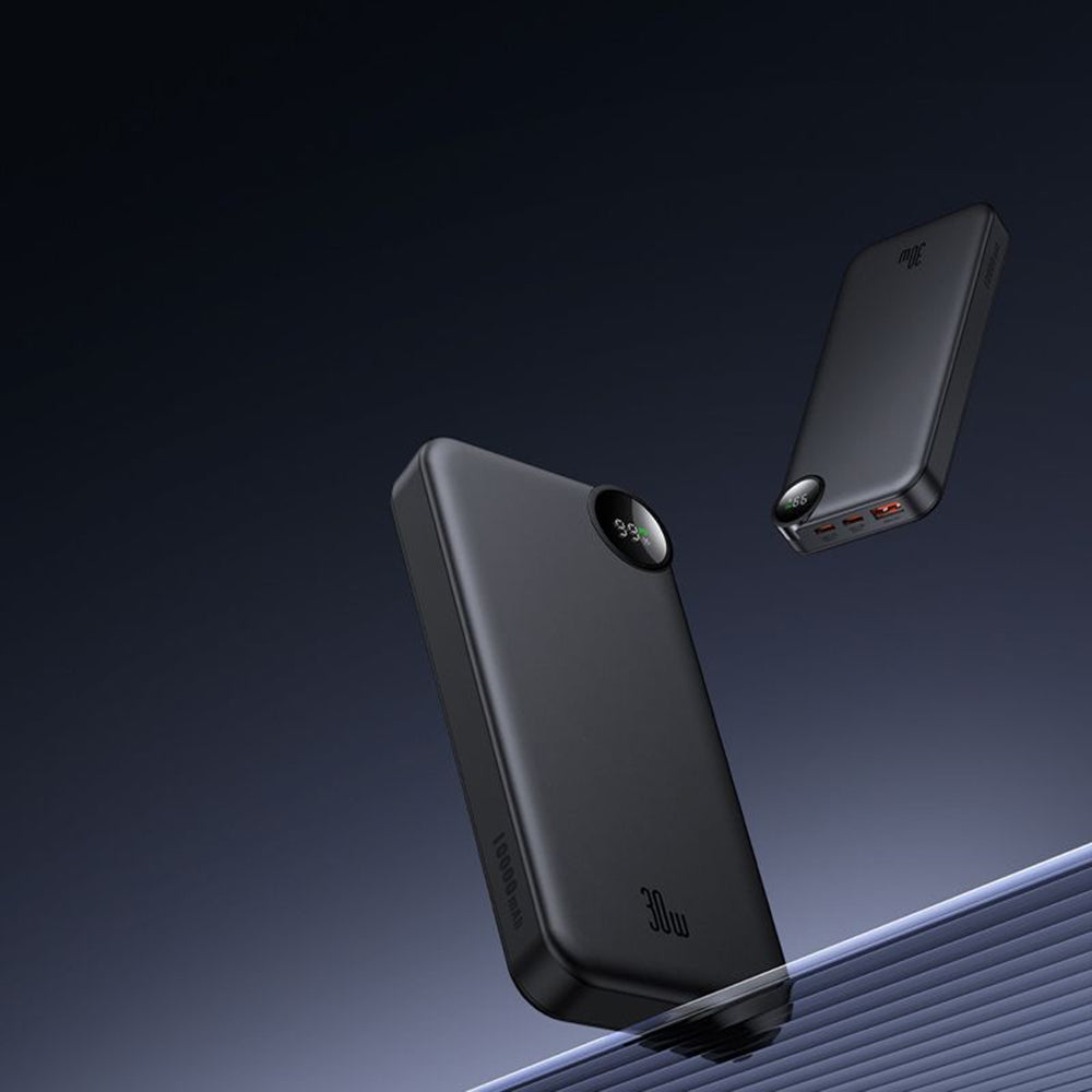 Zunanja baterija McDodo MC-3850 Display, 10000mAh, 30W, QC + PD, 1 x USB-A - 2 x USB-C, Črna