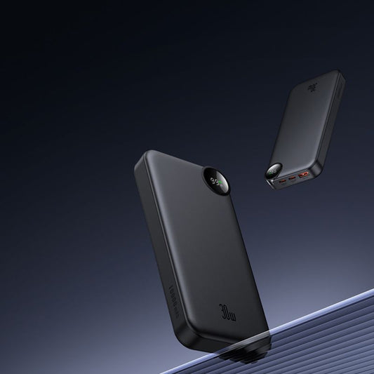 Zunanja baterija McDodo MC-3850 Display, 10000mAh, 30W, QC + PD, 1 x USB-A - 2 x USB-C, Črna