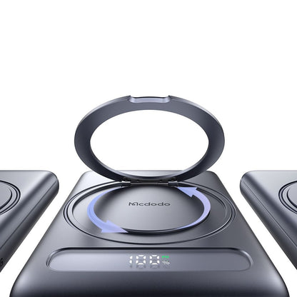 Zunanja baterija Wireless McDodo MC-8361 Meta, 5000mAh, 20W, PD + FQI, 1 x QI - 1 x USB-C, Siva