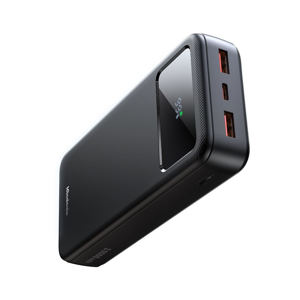 Zunanja baterija McDodo MC-4230, 20000mAh, 22.5W, QC + PD, 2 x USB-A - 1 x USB-C, Črna