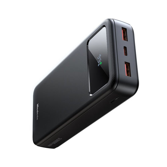 Zunanja baterija McDodo MC-4230, 20000mAh, 22.5W, QC + PD, 2 x USB-A - 1 x USB-C, Črna
