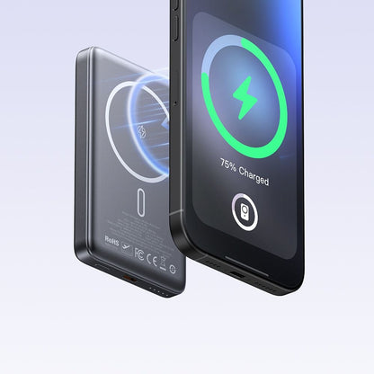 Zunanja baterija Wireless McDodo MC-4651 Meta, 10000mAh, 20W, PD + FQI, 1 x QI - 1 x USB-C, črna