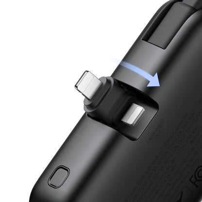 Zunanja baterija McDodo MC-7800 Freekit, 5000mAh, 22.5W, PD, 1 x Lightning - 2 x USB-C, črna