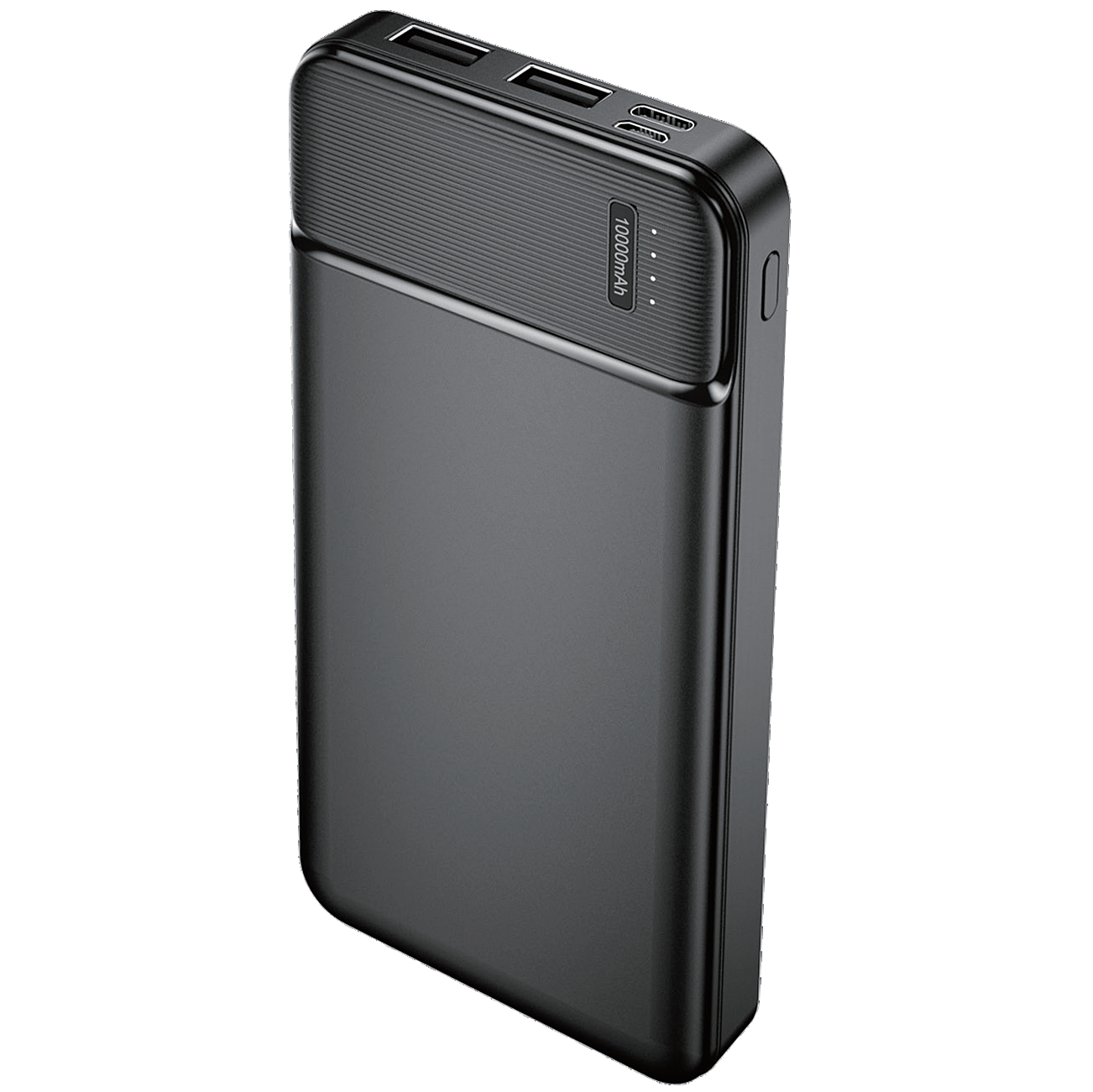 Zunanji akumulator MaXlife MXPB-01, 10000mAh, 12W, 2 x USB-A, črn