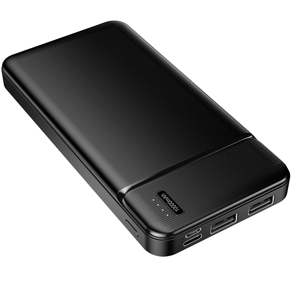 Zunanji akumulator MaXlife MXPB-01, 10000mAh, 12W, 2 x USB-A, črn
