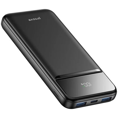 Zunanja baterija Proove Illuminator 2, 10000mAh, 22.5W, QC + PD, 2 x USB-A - 1 x USB-C, Črna PBIP10212201