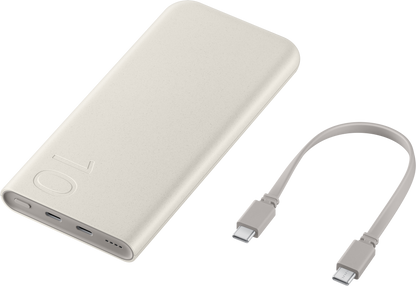 Zunanji baterijski vir Samsung, 10000mAh, bež EB-P3401XUEGWW