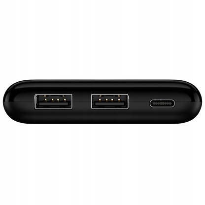 Zunanja baterija Setty SPBL-10, 10000mAh, 10W, 2 x USB-A, Črna