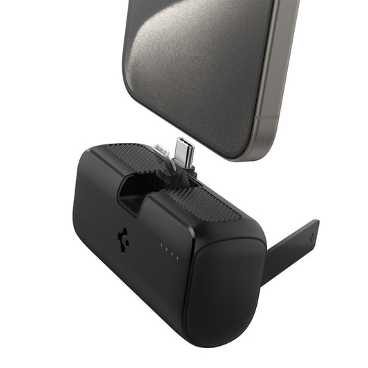 Zunanja baterija Spigen, 5000mAh, 22.5W, PD, 1 x USB-C, Črna