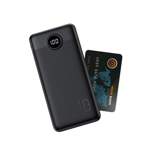 Zunanja baterija Veger L10S, 10000mAh, 20W, QC + PD, 1 x USB-C - 2 x USB-A, Črna