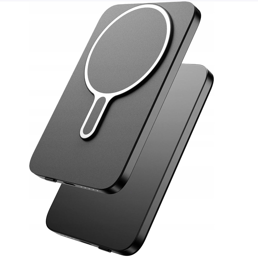 Zunanja baterija Wireless 3MK MagSnap Go, 5000mAh, 20W, PD + FQI, 1 x QI - 1 x USB-C, Siva