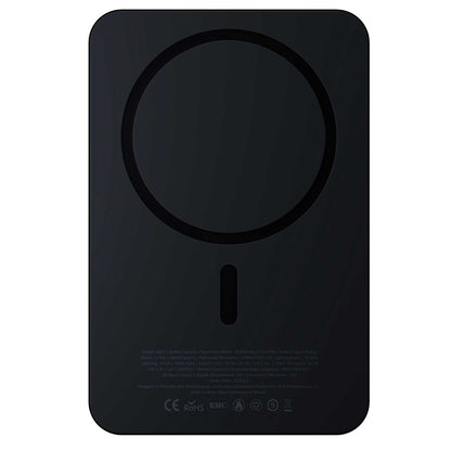 Wireless External Battery 3MK MagSynergy Ni+, 5000mAh, 22.5W, PD + FQI, 1 x QI - 1 x USB-C, Black