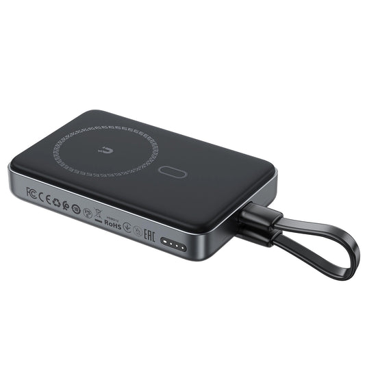Zunanja baterija Acefast M10, 10000mAh, 30W, PD + FQI, 1 x QI - 2 x USB-C, črna