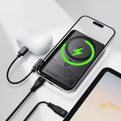 Zunanja baterija Acefast M30, 5000mAh, 20W, PD + FQI, 1 x QI - 2 x USB-C, črna