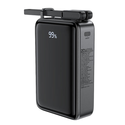 Zunanja baterija Acefast M4, 20000mAh, 67W, PD, 1 x USB-A - 2 x USB-C, črna