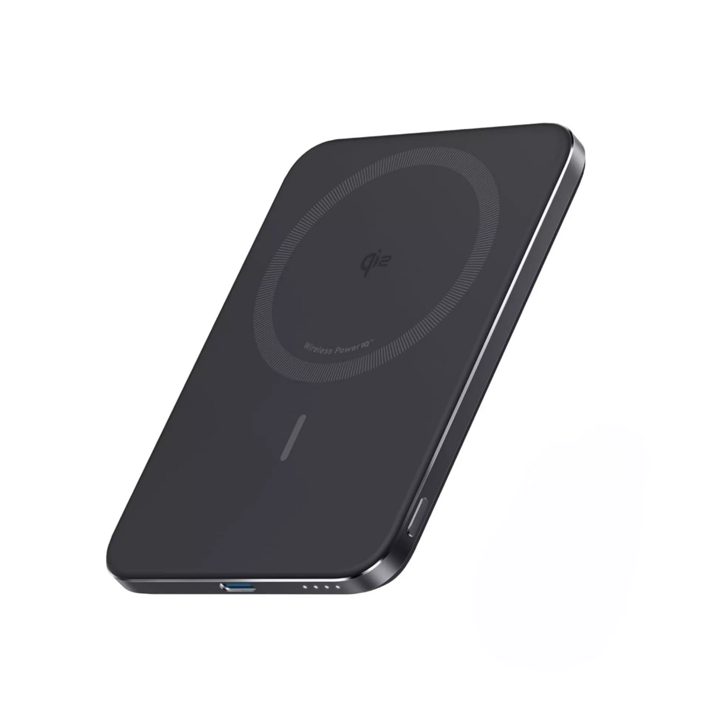 Brezžična zunanja baterija Anker Nano, 5000mAh, 20W, PD + FQI, 1 x QI - 1 x USB-C, Črna A1665H11