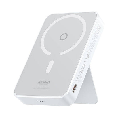 Zunanja baterija Wireless Baseus MagPro PPCXZ05, 5000mAh, 20W, PD + FQI, 1 x QI - 1 x USB-C, Bela P10064101223-00