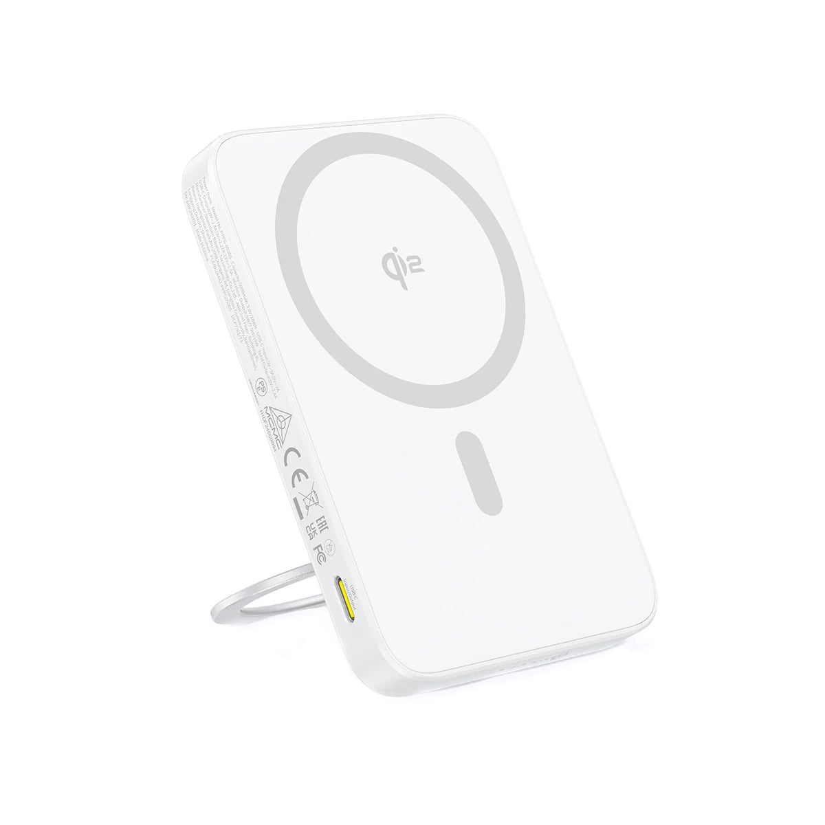 Zunanja brezžična baterija Baseus PicoGo, 5000mAh, 20W, PD + FQI, 1 x QI - 1 x USB-C, Bela P10076800213-01