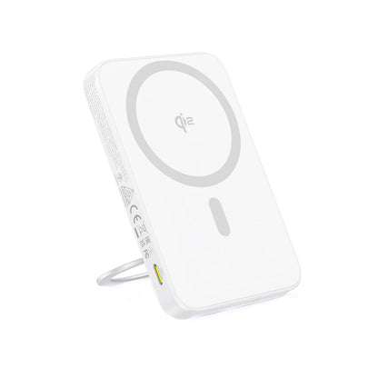 Zunanja brezžična baterija Baseus PicoGo, 5000mAh, 20W, PD + FQI, 1 x QI - 1 x USB-C, Bela P10076800213-01