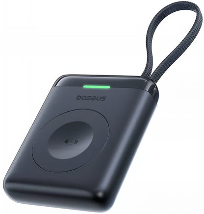 Brezžična zunanja baterija Baseus EnerFill FW11 za Apple Watch Series, 1640mAh, 5W, 1 x QI, črna E0205301