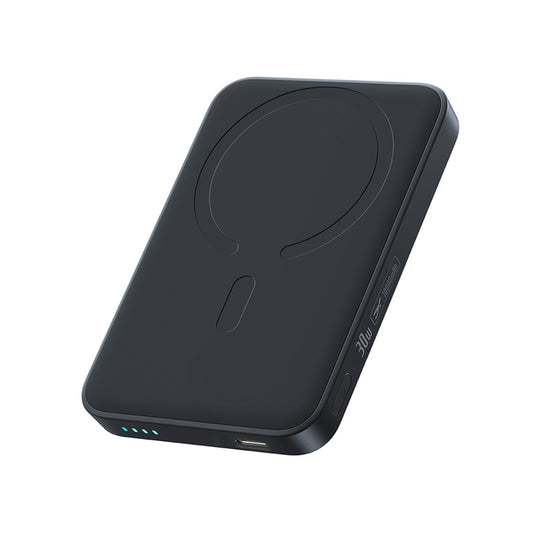 Brezžična zunanja baterija Baseus EnerFill FM11, 10000mAh, 30W, PD + FQI, 1 x QI - 1 x USB-C, Črna