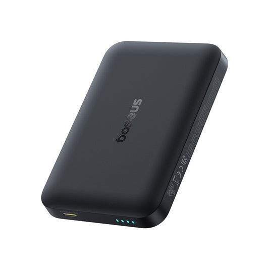 Brezžična zunanja baterija Baseus EnerFill FM11, 10000mAh, 30W, PD + FQI, 1 x QI - 1 x USB-C, Črna
