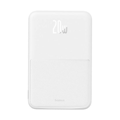 Zunanja baterija Wireless Baseus MagPro PPCXZ05, 5000mAh, 20W, PD + FQI, 1 x QI - 1 x USB-C, Bela P10064101223-00