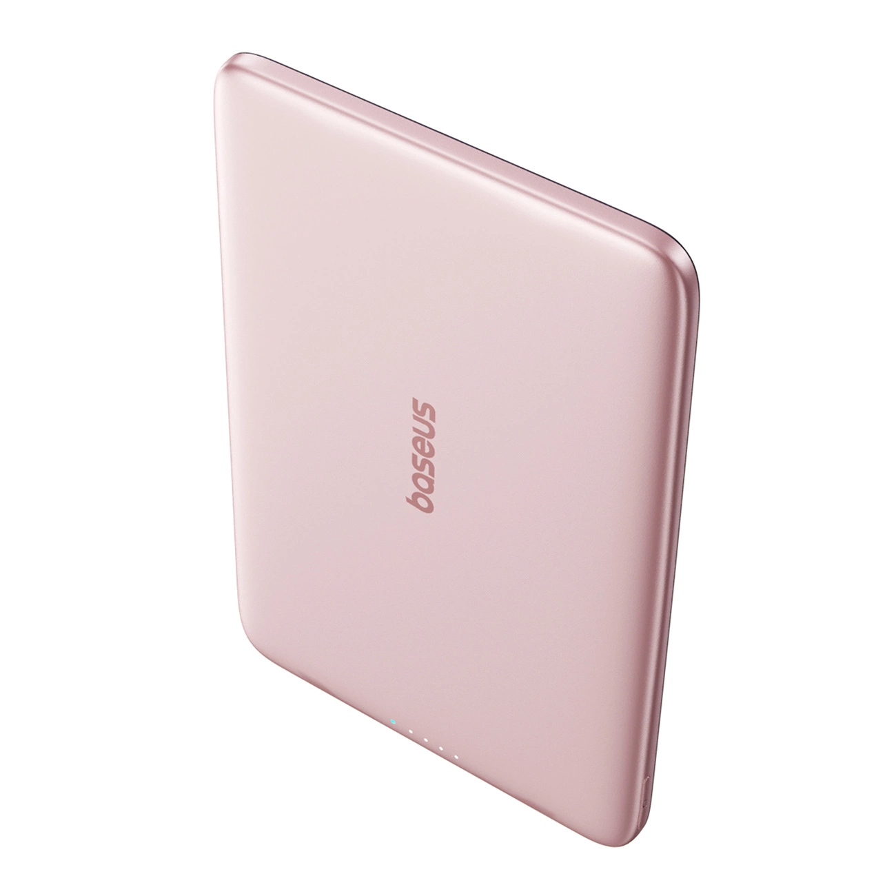 Zunanja baterija Baseus PicoGo AM41, 5000mAh, 20W, PD + FQI, 1 x QI - 1 x USB-C, Roza