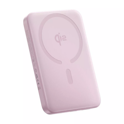Zunanja baterija Wireless Baseus Enerfill FM12, 10000mAh, 22.5W, PD + FQI, 1 x QI - 1 x USB-C, Roza E0028502