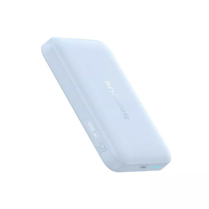 Brezžična zunanja baterija Baseus EnerFill FM11 Ultra-Mini, 10000mAh, 22,5W, PD + FQI, 1 x QI - 1 x USB-C, modra P1008210E313-00