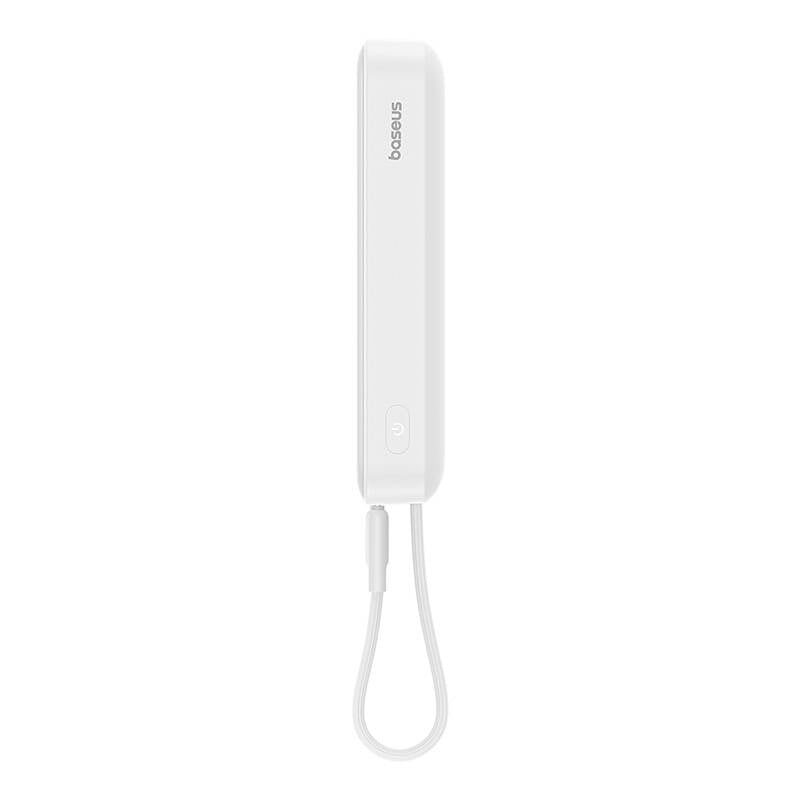 Zunanja baterija Baseus Magnetic Mini, brezžična, 10000mAh, 20W, PD + FQI, 1 x Lightning - 1 x QI - 1 x USB-C, bela P10022109223-00