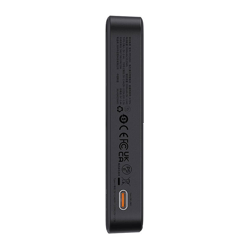 Zunanja baterija Wireless Baseus MagPro PPCXZ05, 5000mAh, 20W, PD + FQI, 1 x QI - 1 x USB-C, Črna P10064101123-00
