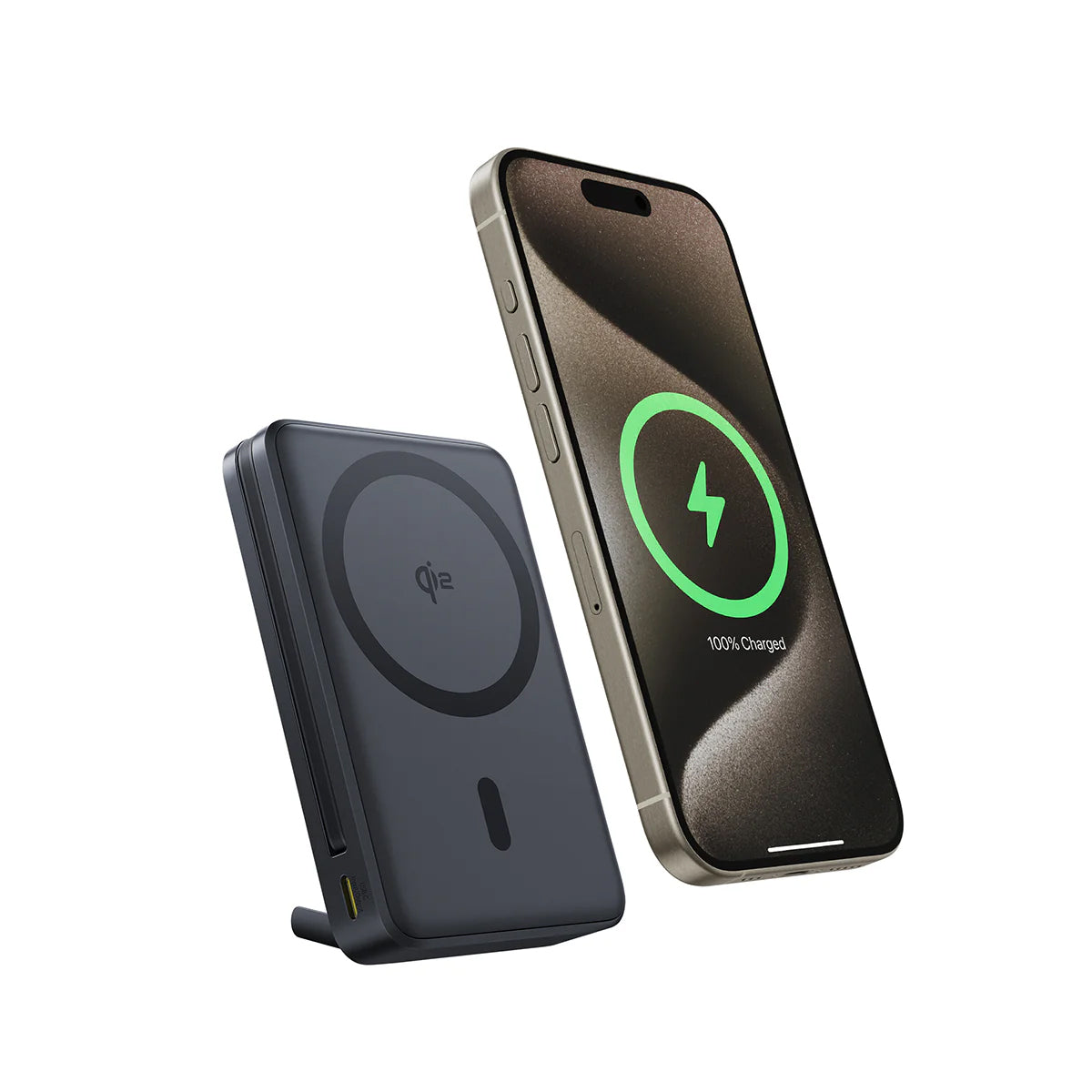 Zunanja baterija Baseus Nomos, 10000mAh, 45W, PD + FQI, 1 x QI - 2 x USB-C, Črna P10078800123-00