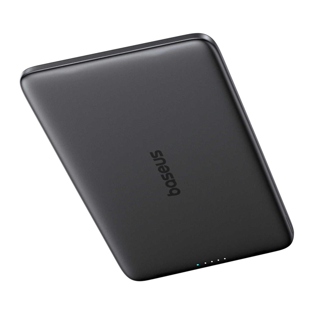 Zunanja brezžična baterija Baseus PicoGo AM41, 5000mAh, 20W, PD + FQI, 1 x QI - 1 x USB-C, črna