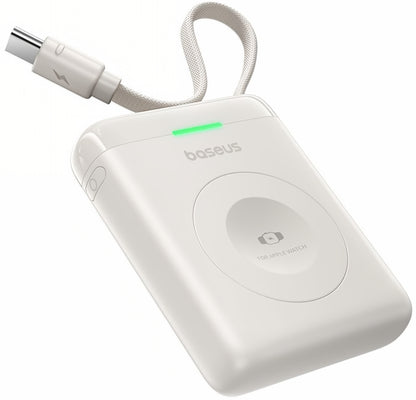 Baseus EnerFill FW11 Wireless External Battery, 1640mAh, 5W, 1 x QI, White E0205302