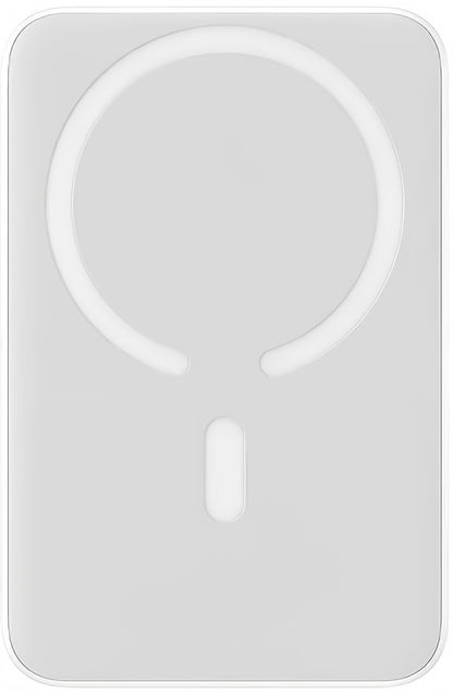 Zunanja baterija Baseus Magnetic Mini, brezžična, 10000mAh, 20W, PD + FQI, 1 x QI - 1 x USB-C, bela PPCX07002