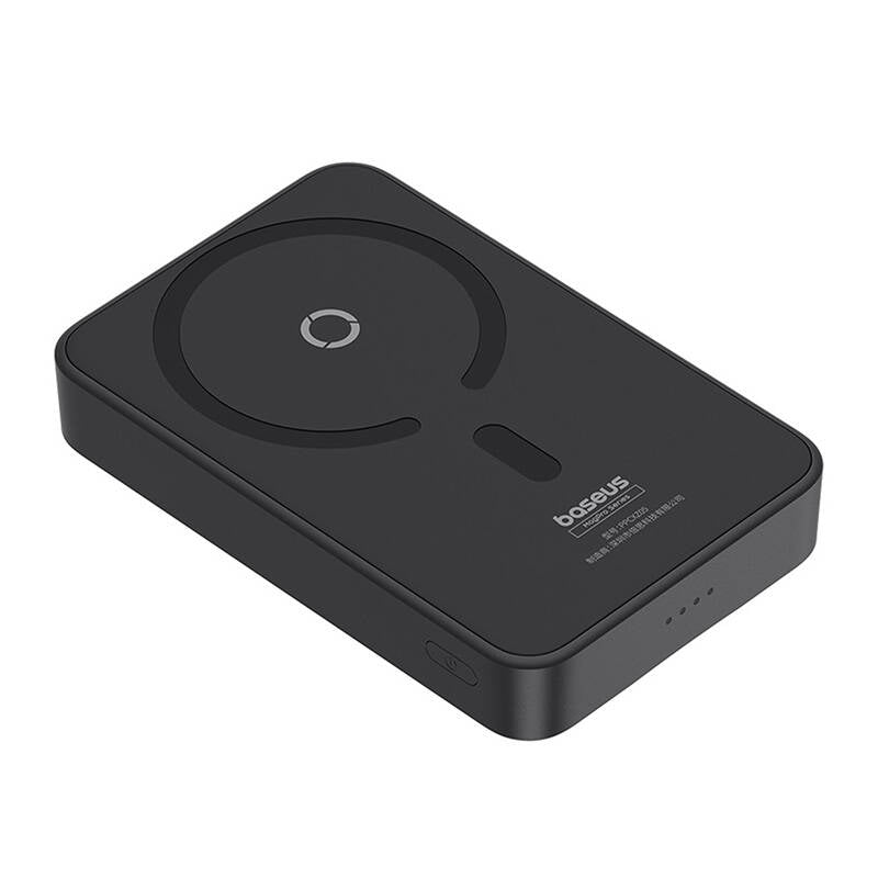Zunanja baterija Wireless Baseus MagPro PPCXZ05, 5000mAh, 20W, PD + FQI, 1 x QI - 1 x USB-C, Črna P10064101123-00