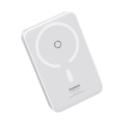 Zunanja baterija Wireless Baseus MagPro PPCXZ05, 5000mAh, 20W, PD + FQI, 1 x QI - 1 x USB-C, Bela P10064101223-00