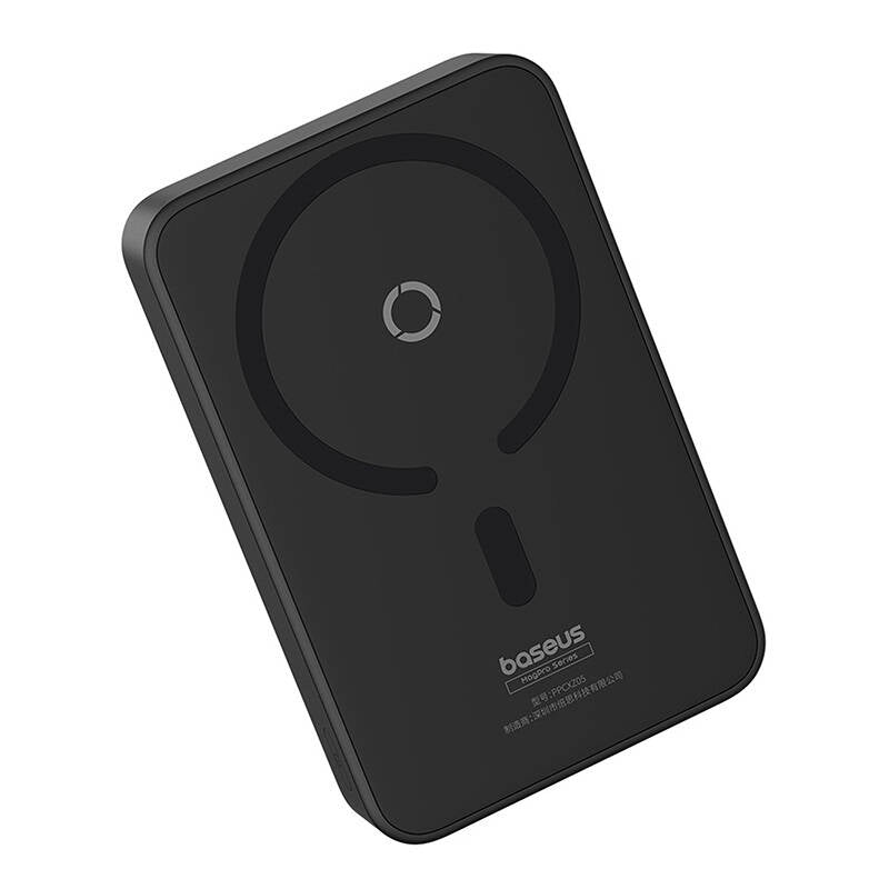 Zunanja baterija Wireless Baseus MagPro PPCXZ05, 5000mAh, 20W, PD + FQI, 1 x QI - 1 x USB-C, Črna P10064101123-00