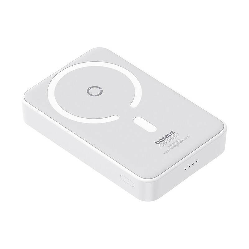 Zunanja baterija Wireless Baseus MagPro PPCXZ05, 5000mAh, 20W, PD + FQI, 1 x QI - 1 x USB-C, Bela P10064101223-00