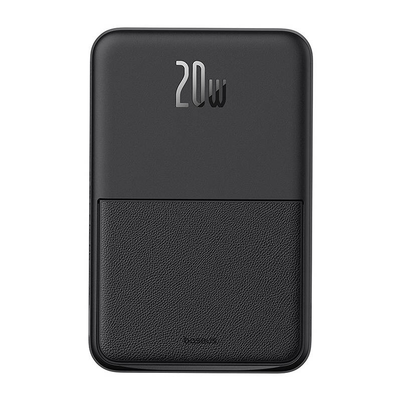 Zunanja baterija Wireless Baseus MagPro PPCXZ05, 5000mAh, 20W, PD + FQI, 1 x QI - 1 x USB-C, Črna P10064101123-00